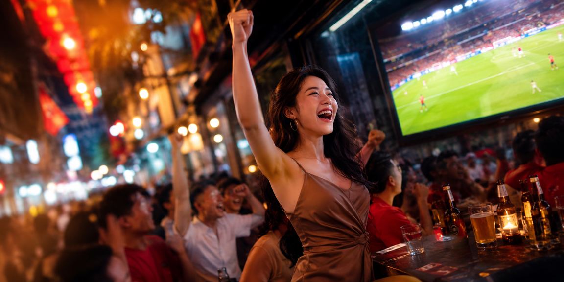 Góc cà phê giải trí hiện đại tại Hà Nội, người dùng theo dõi xổ số và kết quả trực tuyến trên điện thoại