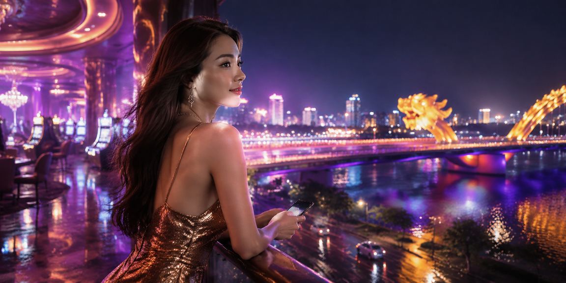 Không gian cá cược và giải trí casino trực tuyến hiện đại với giao diện tiếng Việt trên màn hình